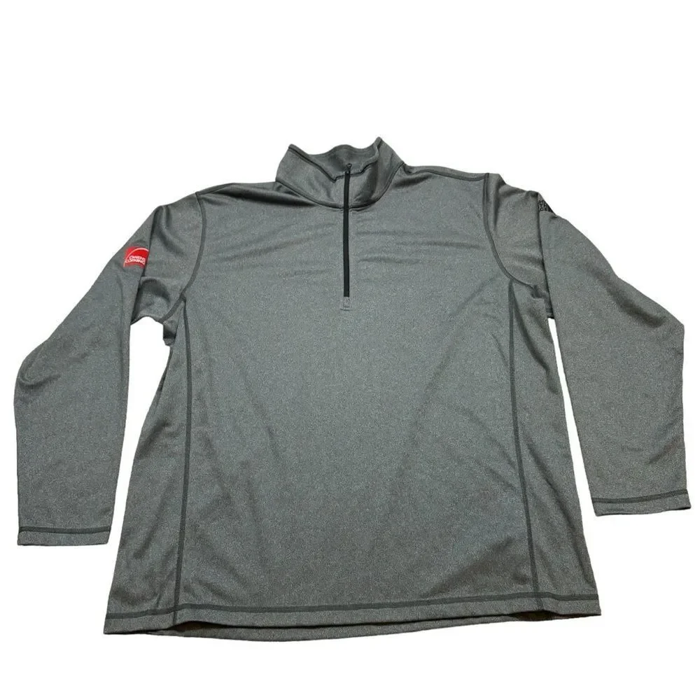 Men’s The North Face Tech 1/4 Zip Fleece Asphalt Grey Heather Size‎ XXL